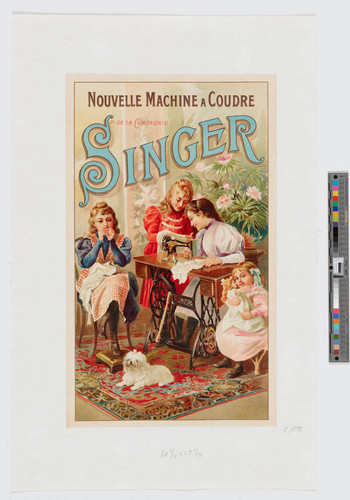 Nouvelle machine a coudre de la compagnie Singer