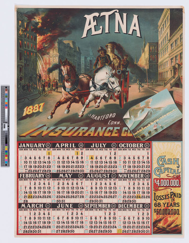 Aetna Insurance Co of Hartford Conn. 1887