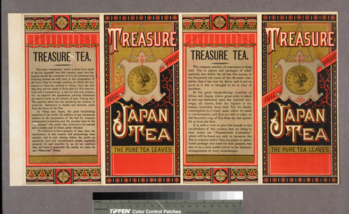 Treasure Japan tea : full value : the pure tea leaves