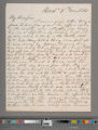 McGregor, Nathaniel Mortimer. Letter to Roderick Mortimer McGregor