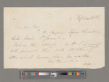 Opie, Amelia (Alderson). Letter to Eliza (Alderson) Briggs