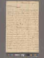 Governor George Thomas letter, Philadelphia, to Lenape Indian Chiefs