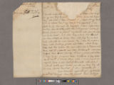 Dudley, Paul. Letter to William Blathwayt
