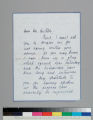 Actress Fay Wray writes to EPH