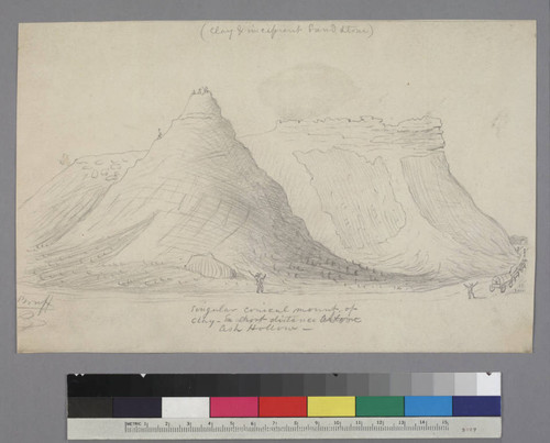 Singular, conical mount of clay...above Ash Hollow