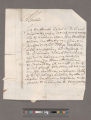 Volckersh[---?]n, P. de. Letter to William Blathwayt