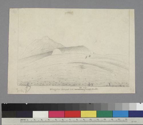 Singular shaped hill, W. of Scott’s Bluffs