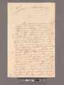 Bennett, Benjamin. Letter to William Blathwayt