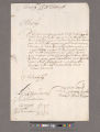 Van Pas, Dirck & Hendrik. Letter to William Blathwayt