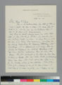 Actor George Arliss writes to GBH and EPH