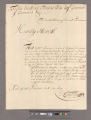 Faudin, Daniel. Petition to Thomas Pitt, Governor of Jamaica [to be admitted to his "family."]