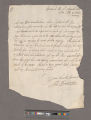Downton, Thomas. Letter to William Blathwayt