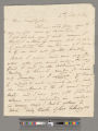 Opie, Amelia (Alderson). Letter to Eliza (Alderson) Briggs