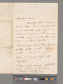 Opie, Amelia (Alderson). Letter to Sarah (Alderson) de Barbot