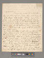 Opie, Amelia (Alderson). Letter to Eliza (Alderson) Briggs