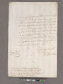 Downton, Thomas. Letter to William Blathwayt