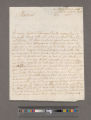 Jollyvet, E. Letter to William Blathwayt