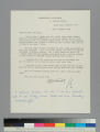 Actor George Arliss writes to GBH and EPH