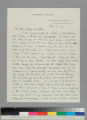 Actor George Arliss writes to GBH and EPH with a story about buying a new tea kettle. He also wonders where they are and says that Margaret Gore-Brown brought him a birthday cake. He gives news of his wife Florence's health