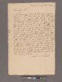 Van Cortlandt, Geertrudt (Schuyler). Letter to William Blathwayt