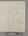 Opie, Amelia (Alderson). Letter to Henry Perronet Briggs