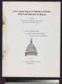 1962 Annual Report of Banking Institutions Owned and Operated by Negroes