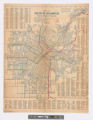 Map of the City of Los Angeles showing railway system. / Issued by Laura L. Whitlock for sale at leading hotels and news stands