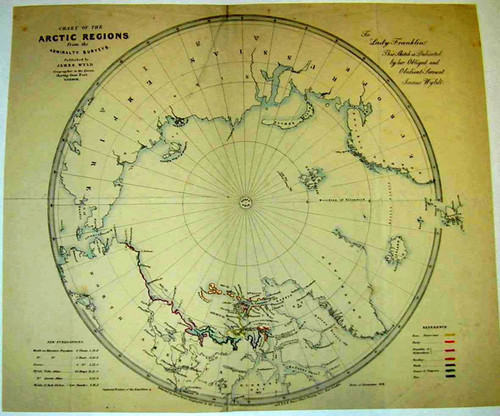 Chart of the Arctic Regions from the Admiralty Surveys