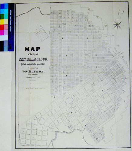 Map of the city of San Francisco, full and complete to the present date