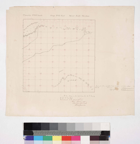 Kern County Public lands : T.29 S.R.40 E., Mt. Diablo Meridian