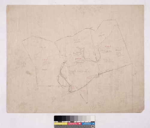 Map of that part of the Rancho La Puente allotted to W. Workman