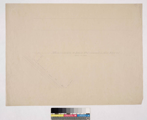 Alameda and San Fernando Str. Sewer