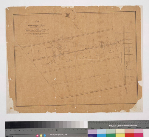 Map of Grasshopper Street from 6th St. to Pio Pico St