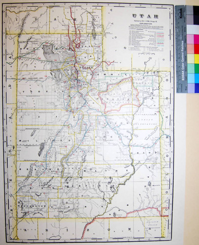 Utah Published by Geo. F. Cram, Chicago, Ill