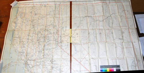 Map of California, Nevada North