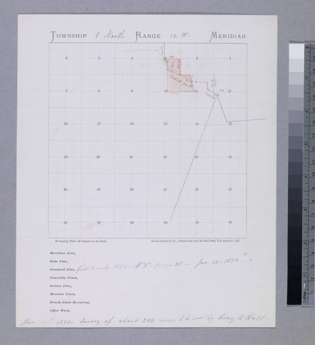 Craig, James (Ranchos San Pascual and Santa Anita) - survey of about 240 acres