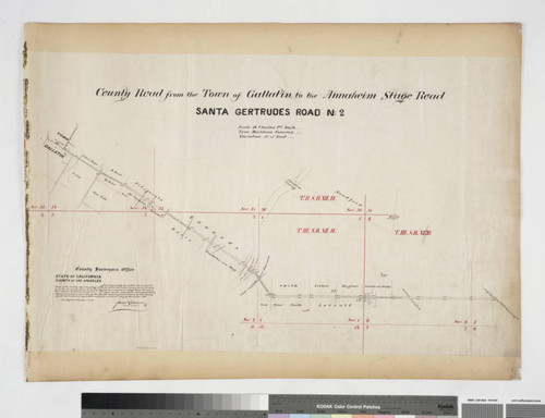 County Road from the Town of Gallatin to the Anaheim Stage Road, Santa Gertrudes Road No. 2