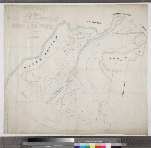 Subdivision of the Rancho Paso de Bartolo finally confirmed to Don Pio Pico