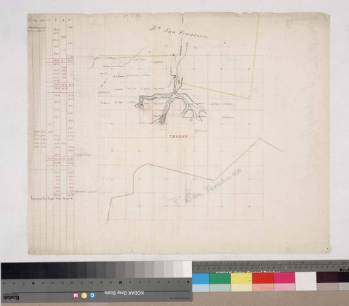 Rancho San Francisco: parcels beyond southern boundary in sec. 4-11, 14-17, T.3N. R.16W. S.B.M