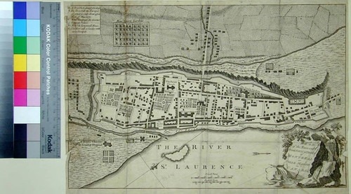Plan of the Town and Fortifications of Montreal or Ville Marie in Canada