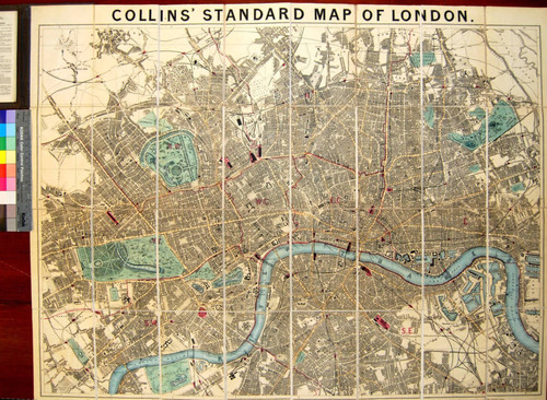 Collins' standard map of London