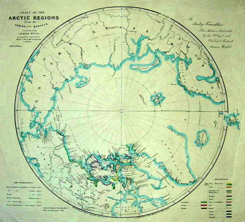 Chart of the Arctic Regions from the Admiralty Surveys