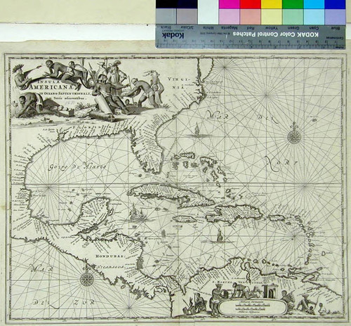 Insulae Americanae in Oceano Septentrionali : cum terris adiacentibus