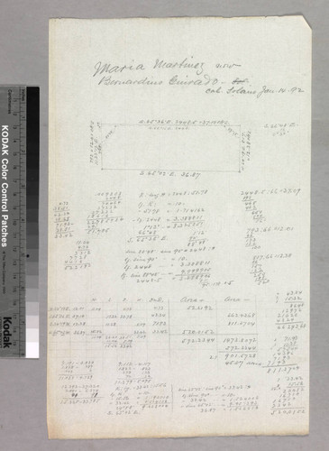 Rancho Paso de Bartolo : S62 no. 1 - Maria Martinez now Bernardino Guirado