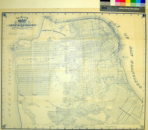 De Witt's indexed map of the city of San Francisco : compiled from the latest official data