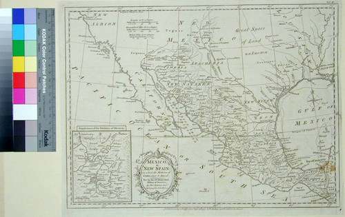 Mexico or New Spain in which the motions of Cortes may be traced