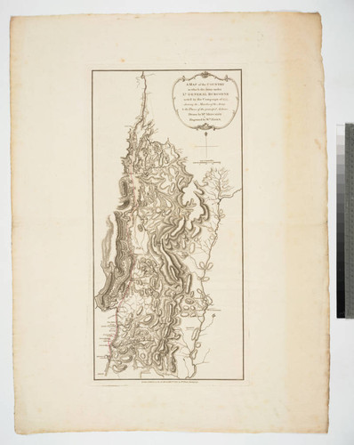 A map of the country in Which the army under Lt. General Burgoyne acted in the campaign of 1777 : sheWing the marches of the army & the places of the principal actions / draWn by Mr. Medcalfe & engraved by Wm. Faden