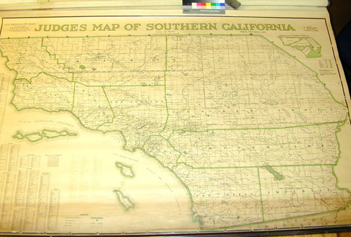 Judges map of Southern California