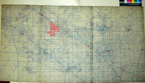 [Blue Line Map from Cerritos to Placentia]