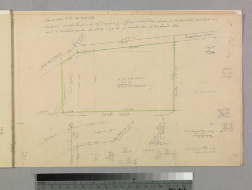 Rancho San Pedro : S73 (partition of 1884-1885, report of referees) - Victoria de Carson parcels